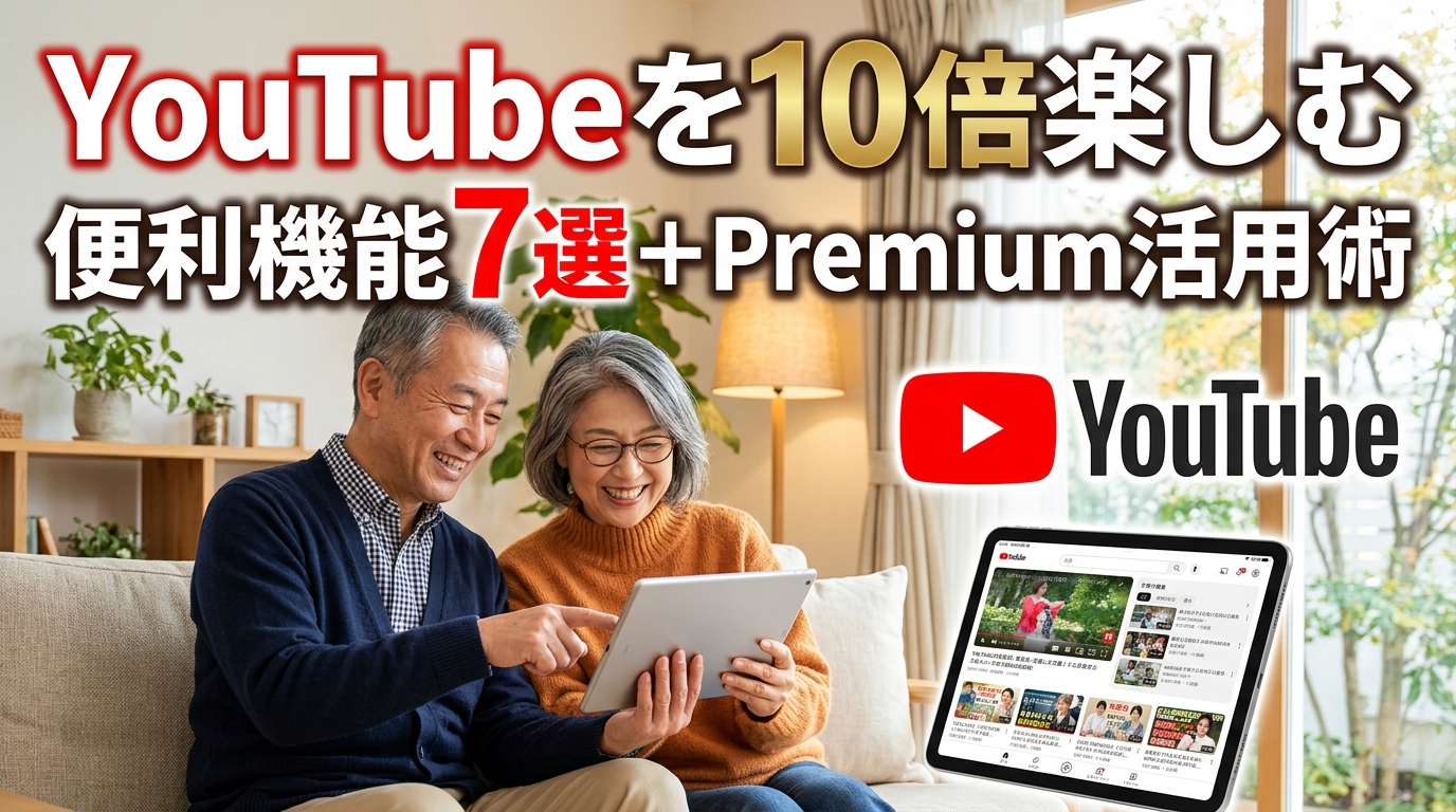 YouTubeを10倍楽しむ便利機能7選とPremium活用術